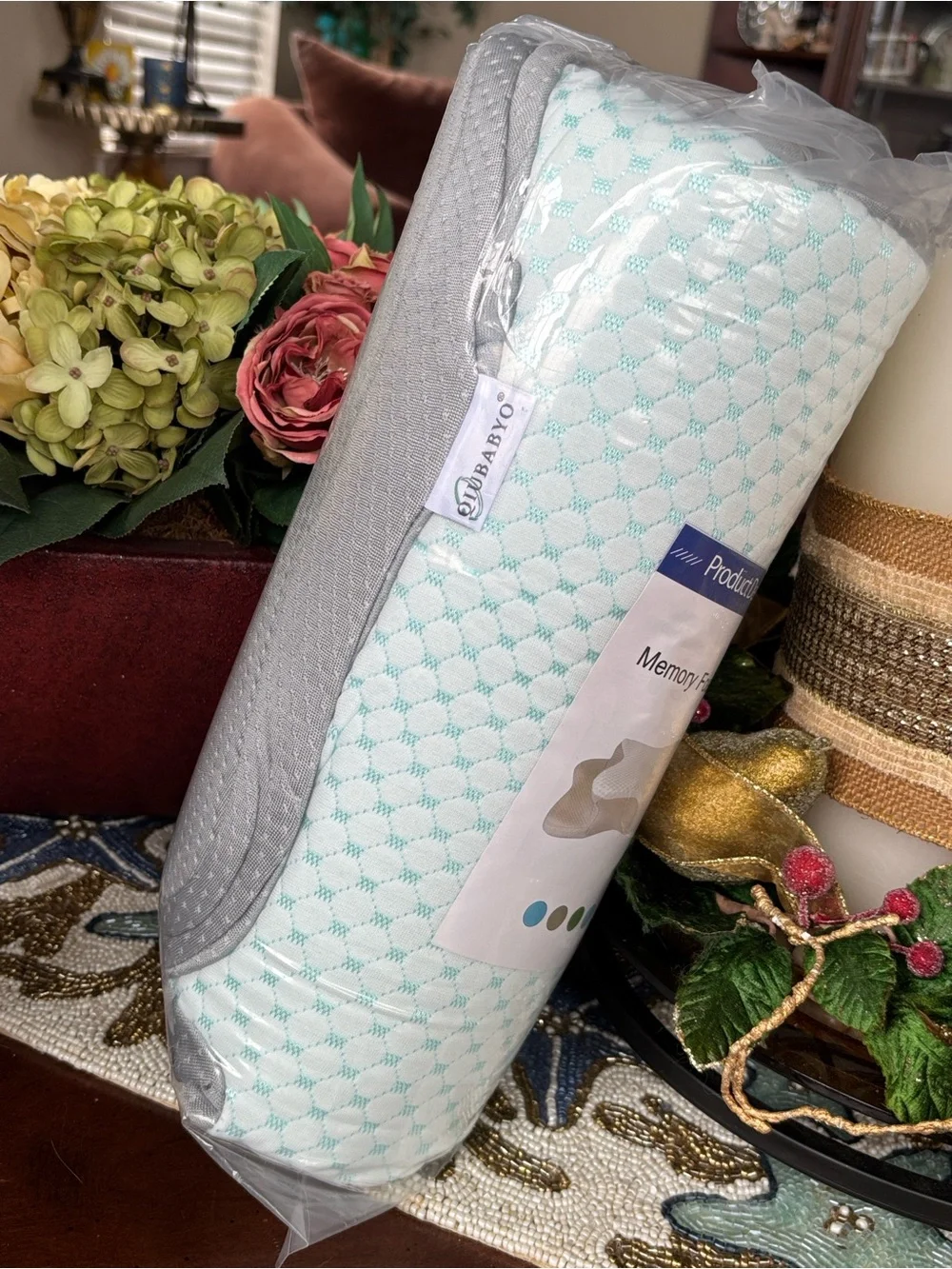 Memory Foam Cervical Pillow Queen Adjustable Ergonomic Neck Support Orthopedic
